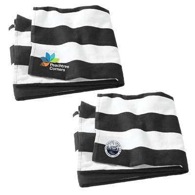 Port Authority Cabana Stripe Beach Towel