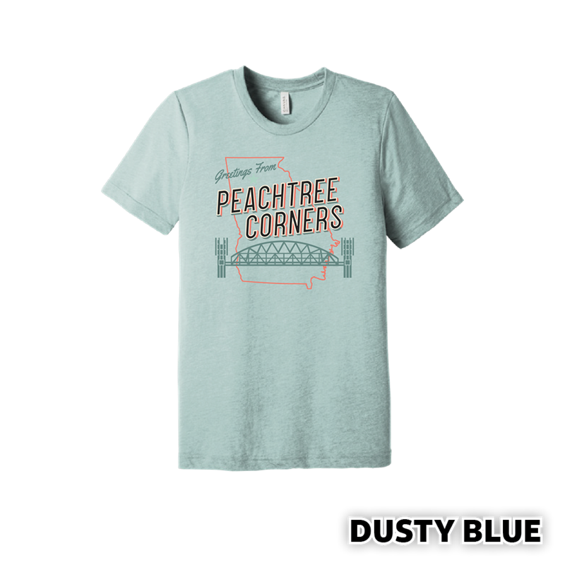 Greetings from Peachtree Corners Unisex Tee