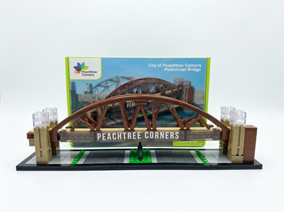 City of Peachtree Corners Pedestrian Bridge Building Set